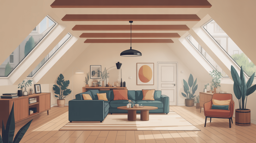 aménagement de combles perdus avant après maison lumineuse
