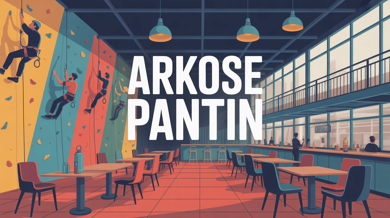 arkose pantin illustration salle escalade conviviale