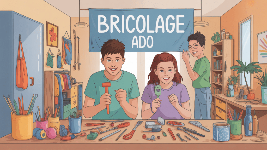 bricolage ado illustration ados créatifs