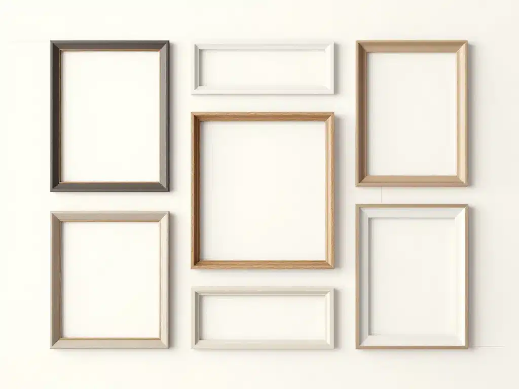 Diagramme composition mur de photos équilibré