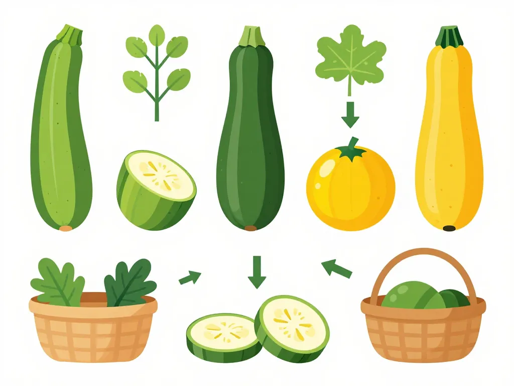 Poid moyen d'une courgette selon variété et fraîcheur