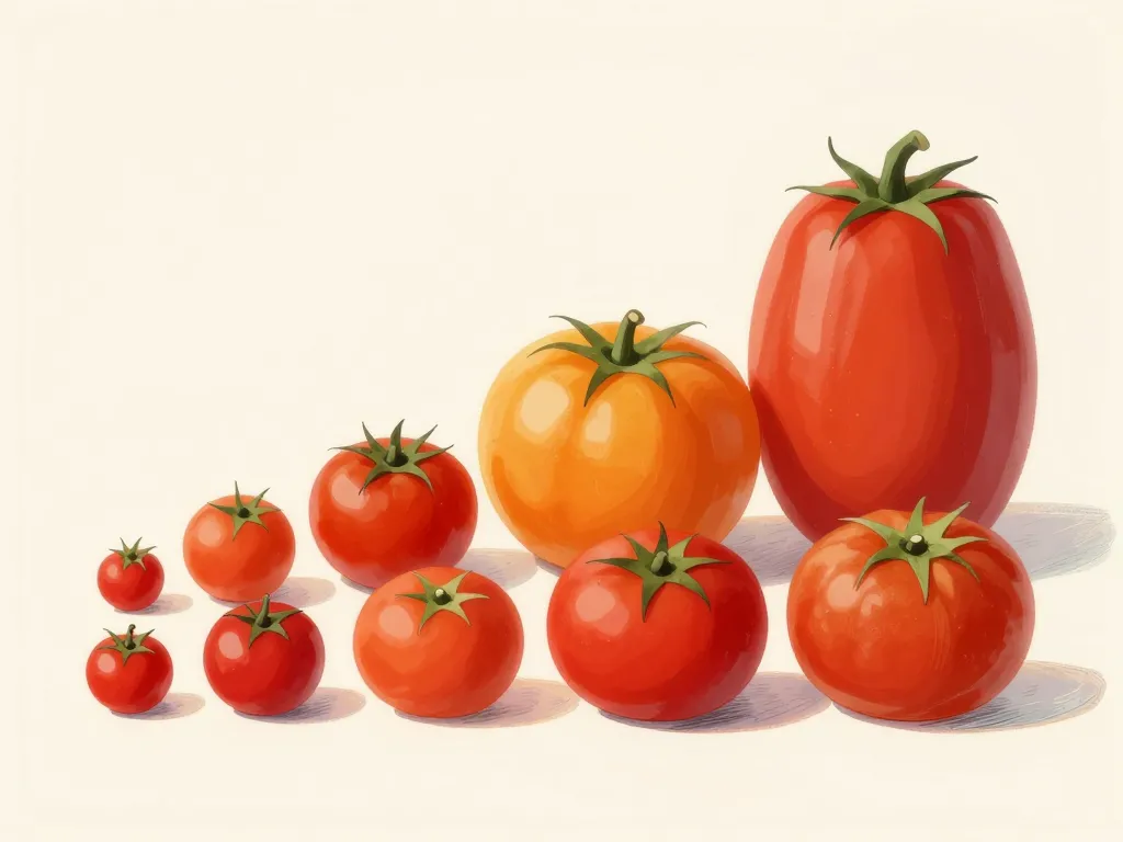 poids tomate, comparaison entre variétés