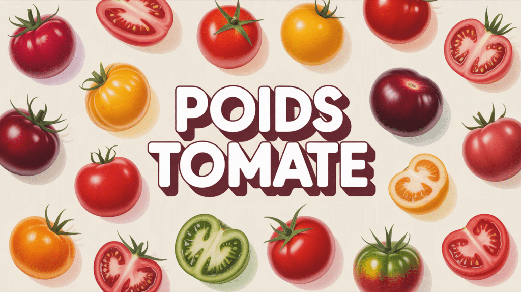 poids tomate, différentes variétés et calibres