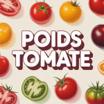poids tomate, différentes variétés et calibres