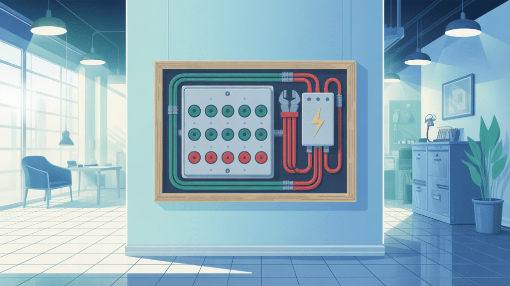 prix pour changer un tableau électrique dans un intérieur moderne