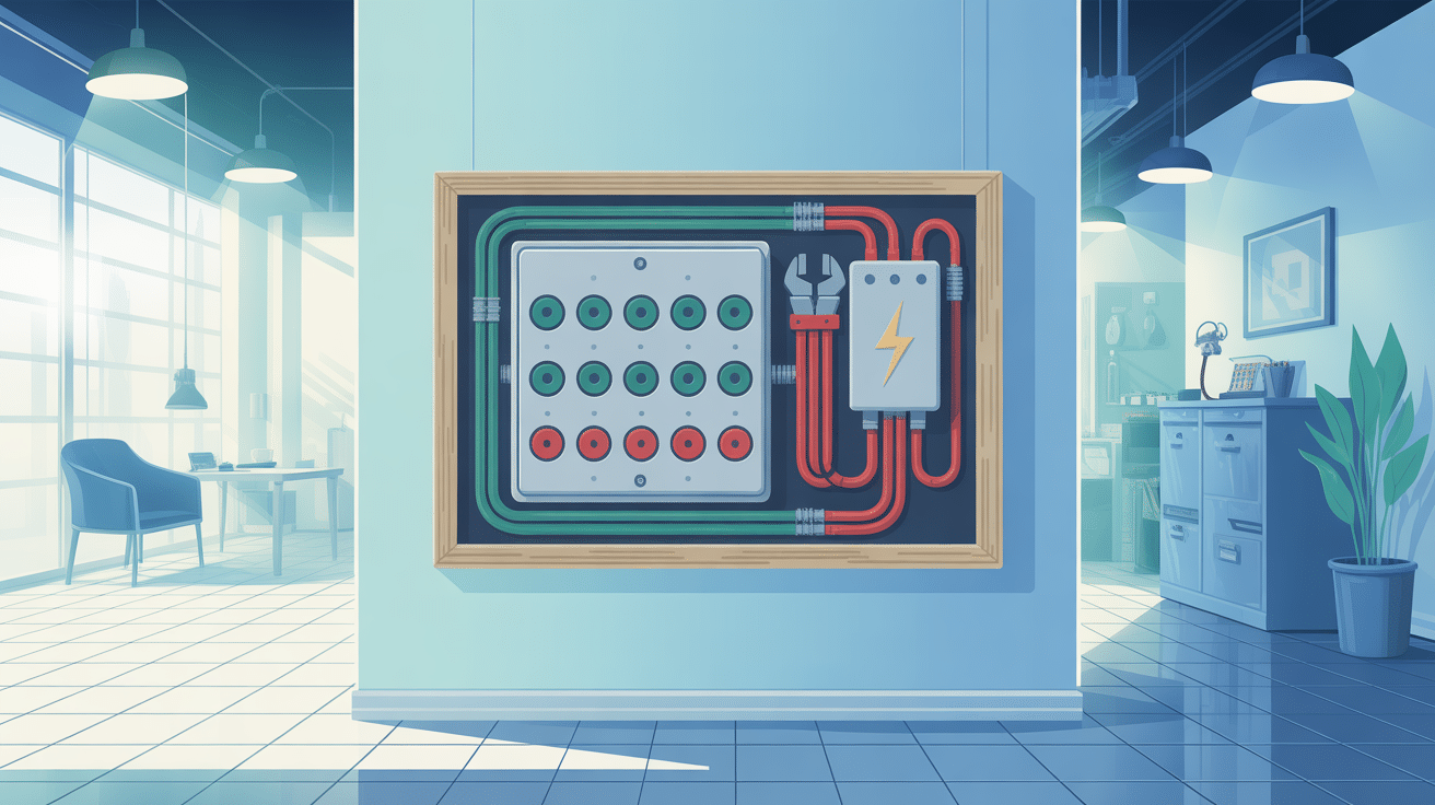 prix pour changer un tableau électrique dans un intérieur moderne