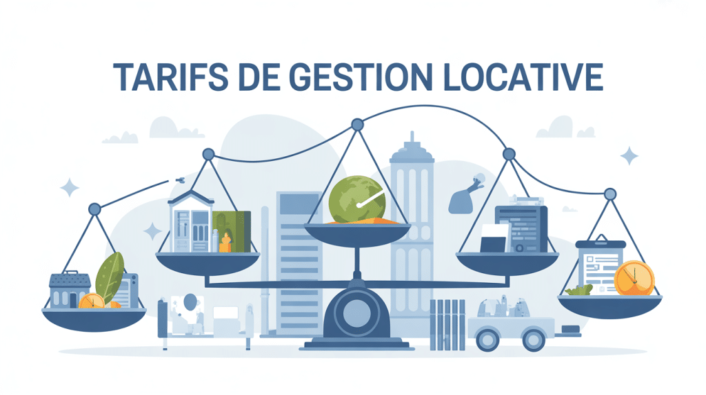 tarif gestion locative : comparatif visuel des services et prix