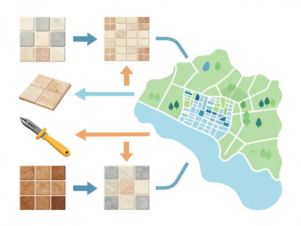 diagramme visuel facteurs tarif pose carrelage m2