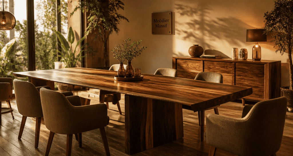 avis sur meuble house table bois massif