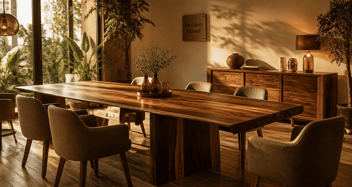 avis sur meuble house table bois massif