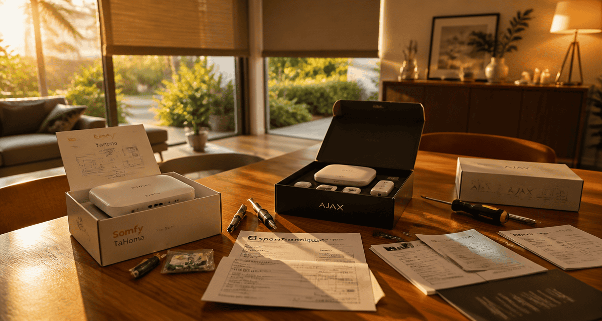 espace domotique avis salon box somfy ajax