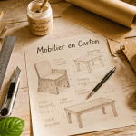 meuble en carton fabrication atelier