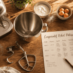 robot pâtissier comparatif vue accessoires ingrédients