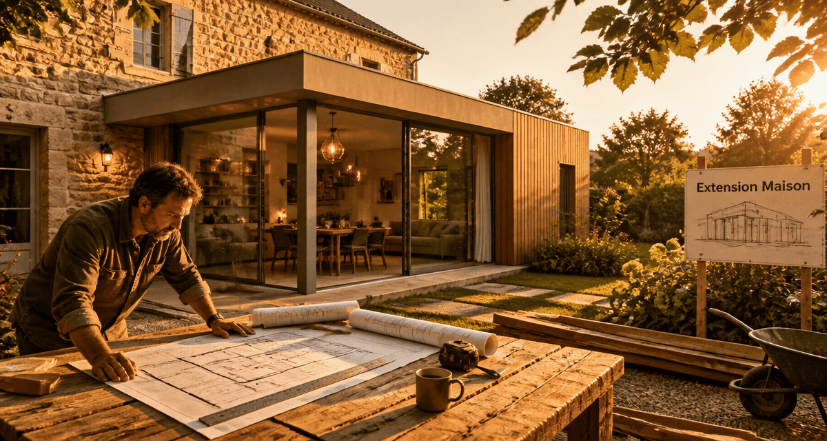 travauxmakers.fr extension maison, artisan et plans