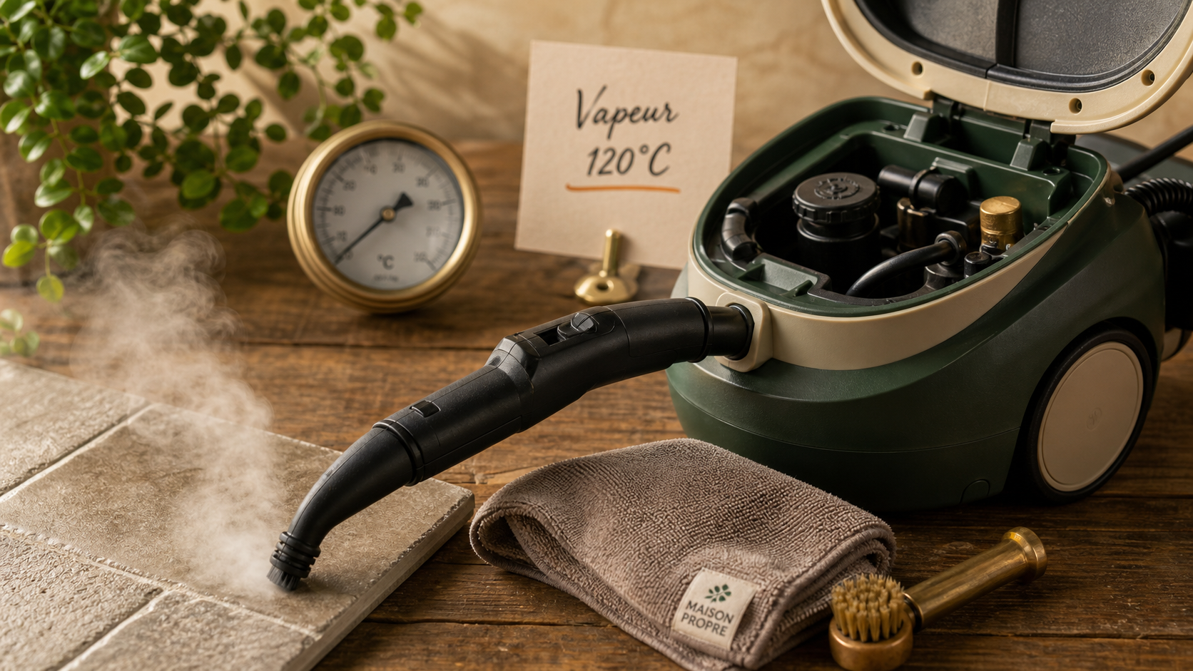 Nettoyeur vapeur avis : 4 bars et accessoires