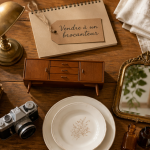 vendre à un brocanteur objets sur table