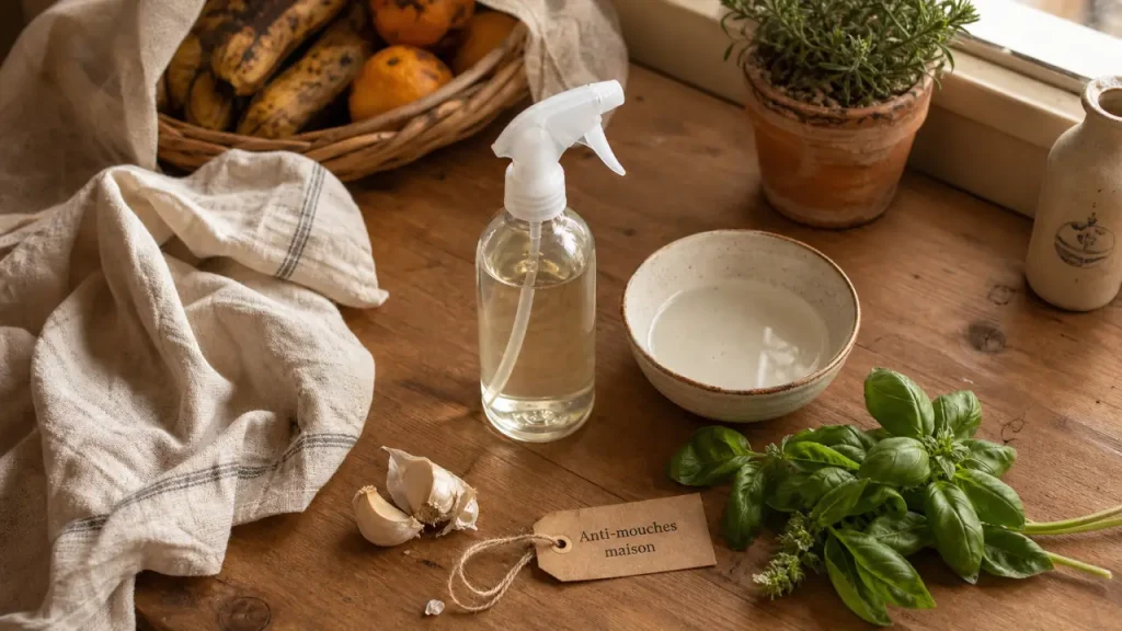 Comment éloigner les mouches recette de grand mère : ail et vinaigre
