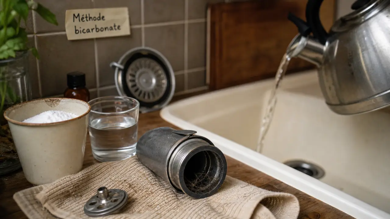 Désodoriser canalisation avec vinaigre blanc : siphon sec et signes à surveiller