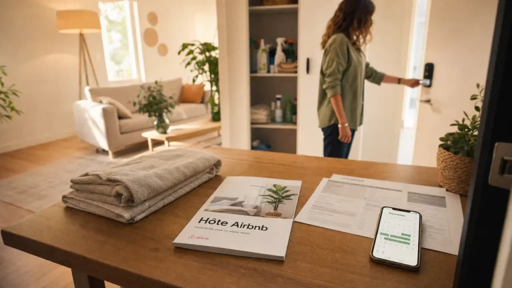 Devenir hote airbnb : guide, calendrier et serrure connectée dans le logement