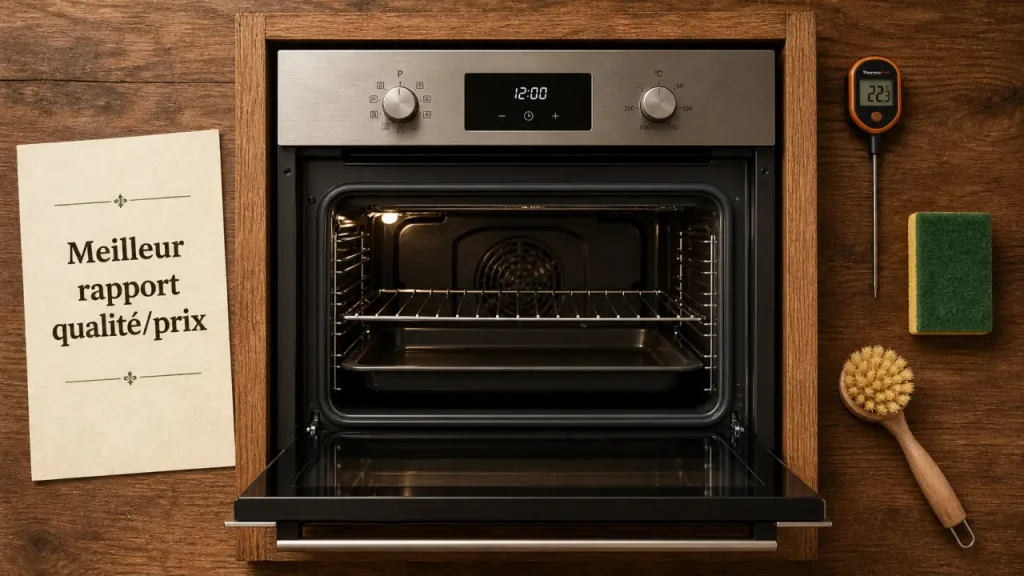 Four encastrable meilleur rapport qualité/prix à 300°C, pyrolyse