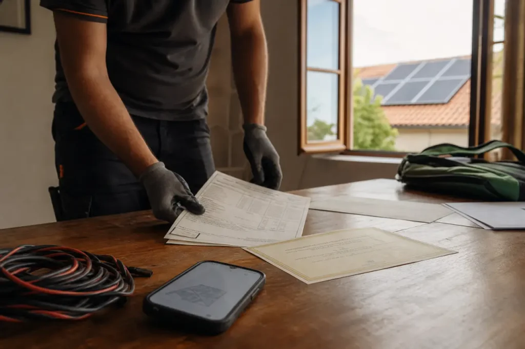 Installateur photovoltaique RGE Castres : devis et attestation RGE