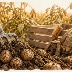Quand recolter les pomme de terre : fanes jaunies, peau ferme, bonne météo