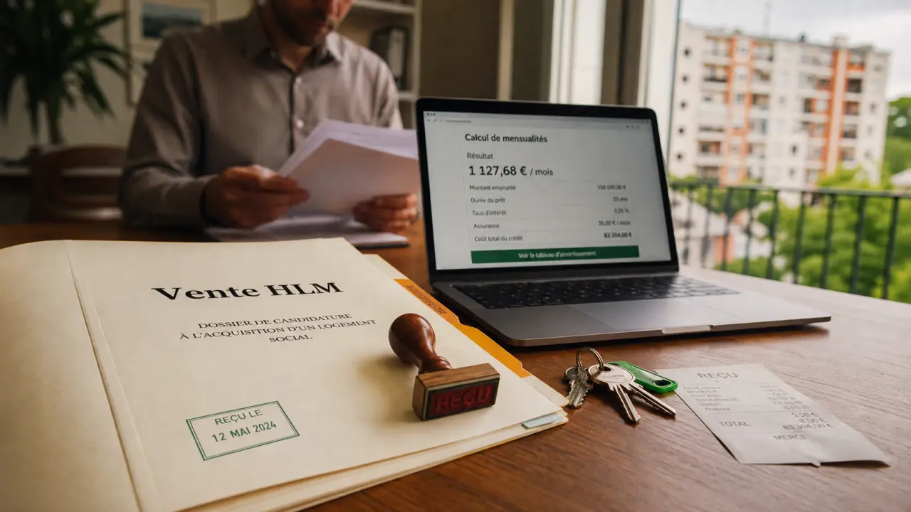 Achat logement social : documents de vente HLM, calcul de mensualités et clés