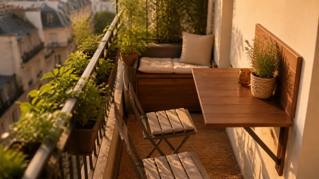 Petit, en longueur ou grand : comment aménager son balcon sans perdre de place ?
