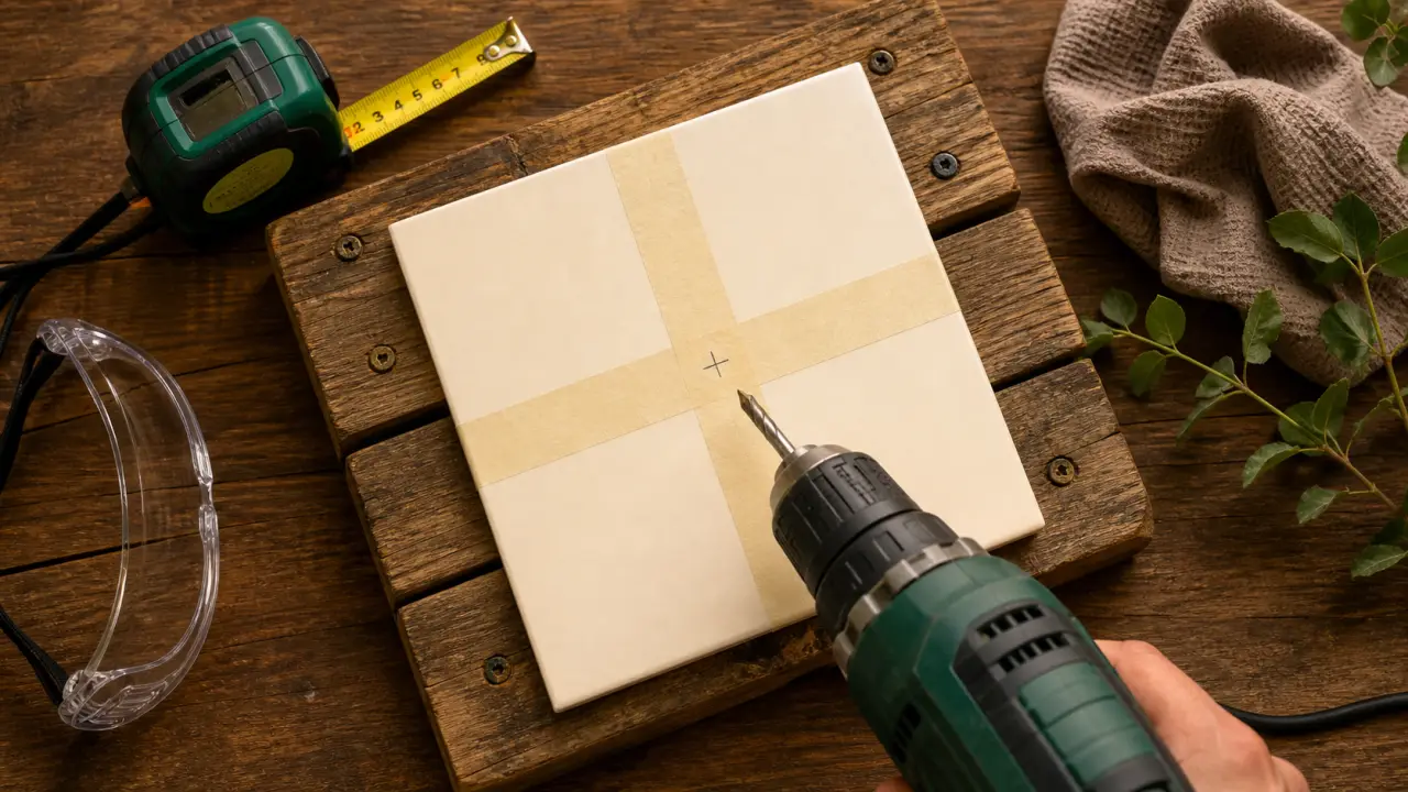 Comment percer un carrelage sans fissure : foret carrelage