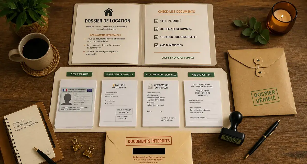 Documents à fournir location : identité et justificatifs pour rassurer le propriétaire