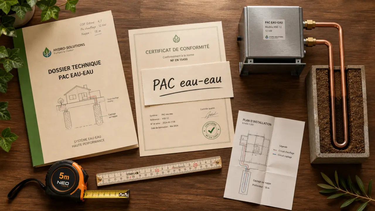Prix pompe chaleur eau eau : 20 000 à 40 000 € forage aides inclus