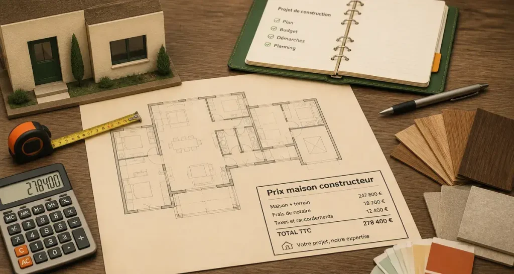 Prix maison constructeur : terrain, prix d’appel et garanties à comparer